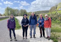 Ramblers reach new heights on blustery Singleton hike