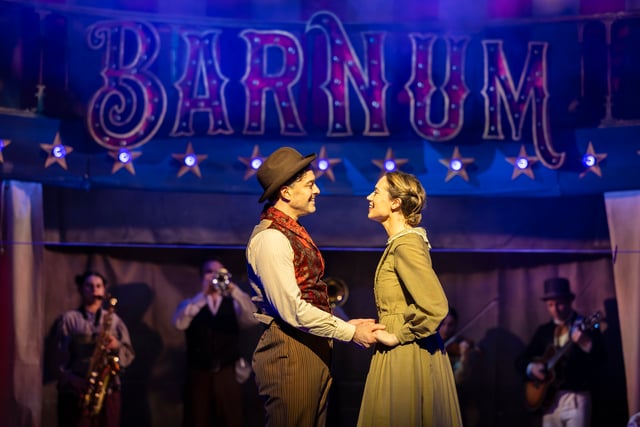 Tightrope walk to success for Lee Mead in Barnum