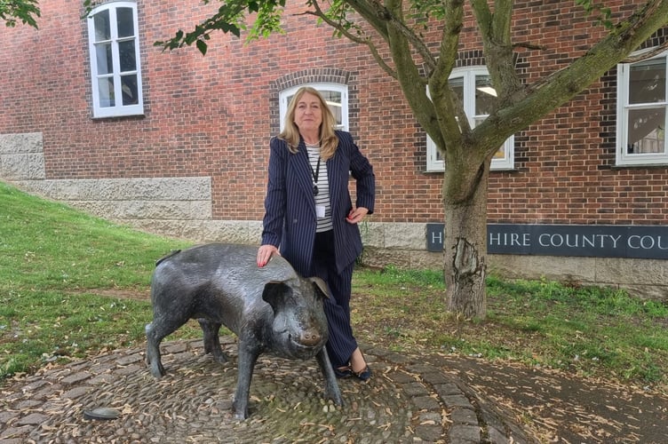 Cllr Debbie Curnow-Ford, Conservative representative for Liphook, Headley and Grayshott, pictured following her re-election as she sets out priorities including flooding, road maintenance and local engagement.