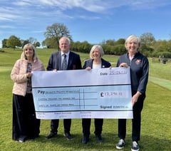 Golfers swing into fundraising action for Petersfield charity