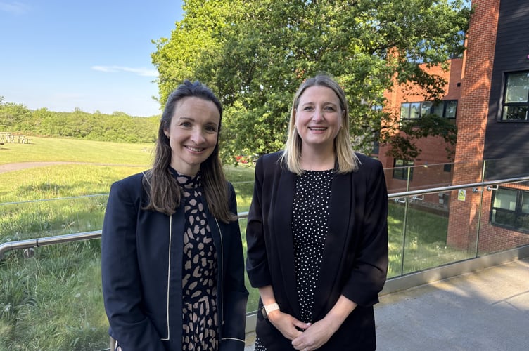 Lucy Broad and Hannah Green have been appointed Co-Heads of Bohunt School. (Credit: Bohunt School)
