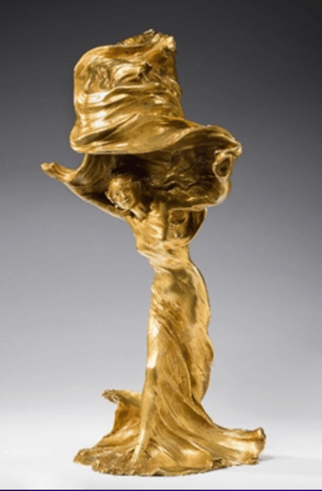 Art Nouveau sculpture.