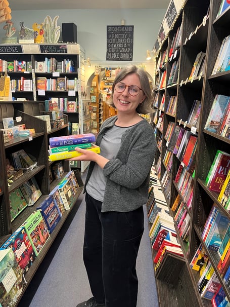 Emily of the Haslemere Book Shop.