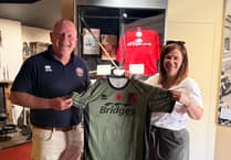 Second signed Shots shirt for Aldershot Military Museum