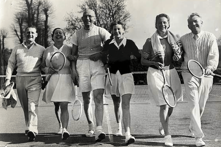Brightwell Tennis Club players, date unknown.