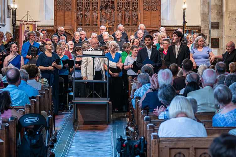 The Waverley Singers perform Crowning Glory at the Church of St Lawrence in Alton, June 27th 2026.