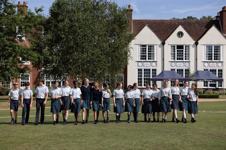 Highfield and Brookham School pupils are celebrating after securing a record 29 scholarships to leading senior schools across the country. Picture: Highfield and Brookham School