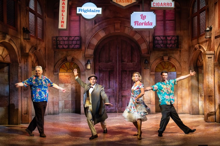 Our Man In Havana, 2026. From left: Bob Barrett, Jack Ashton, Jodie Steele and Leon Ockenden.