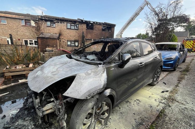 Headley Down Birch Road Fire PIC1
