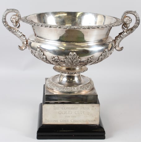 The historic Cowdray Park Gold Cup, which sold for £15,500 at auction in Fernhurst.