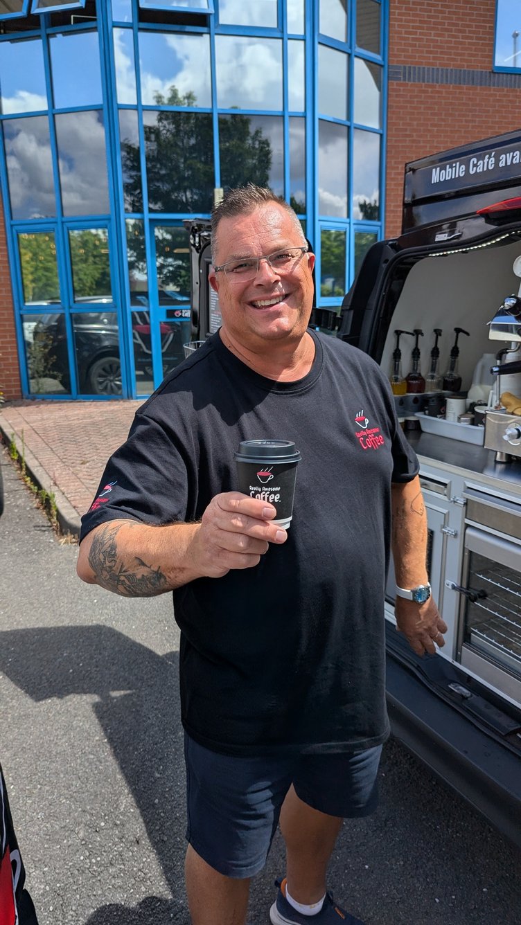Matt Martin of Farnham has launched the Really Awesome Coffee company.