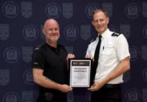 Hampshire Police officer awarded for saving woman's life on motorway