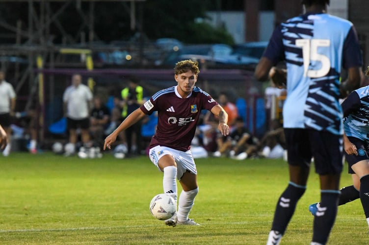 Farnham Town attacking midfielder Harley Platel played against Wycombe Wanderers as a trialist (Photo: Farnham Town FC)