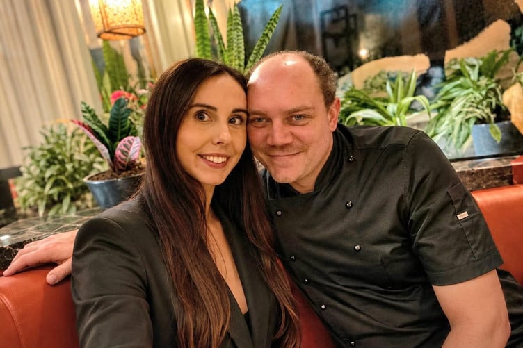 Chelsey and Shaun Hayter, who have been left with £200,000 of debt after closing The Cyder House Inn following eight years at the pub.