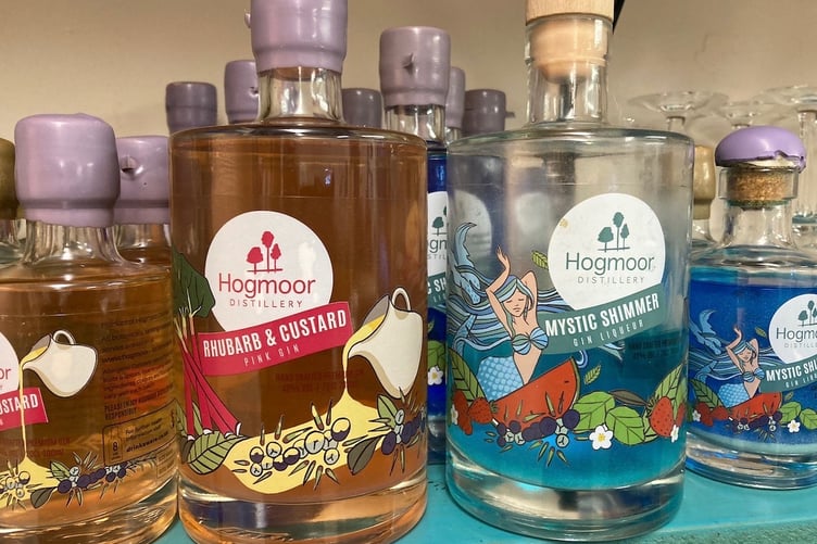 Hogmoor Distillery Gin on the shelves