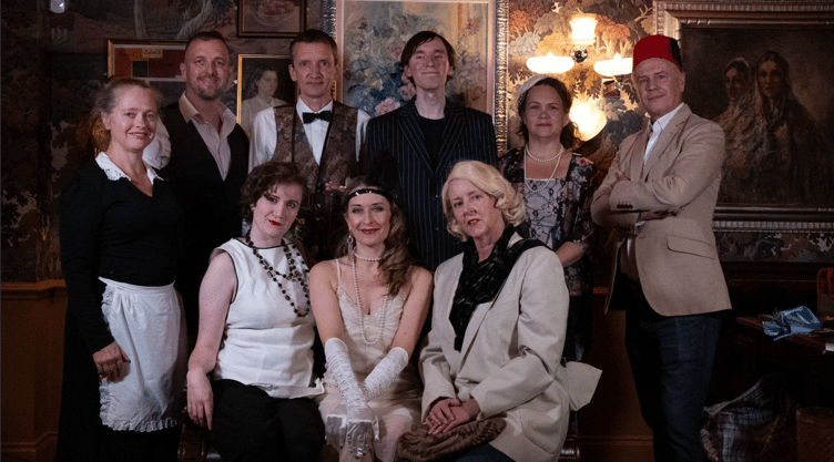 AODS will be performing Murder on the Nile. Photo at the Antico Lounge, High Street, Alton, October 2026.