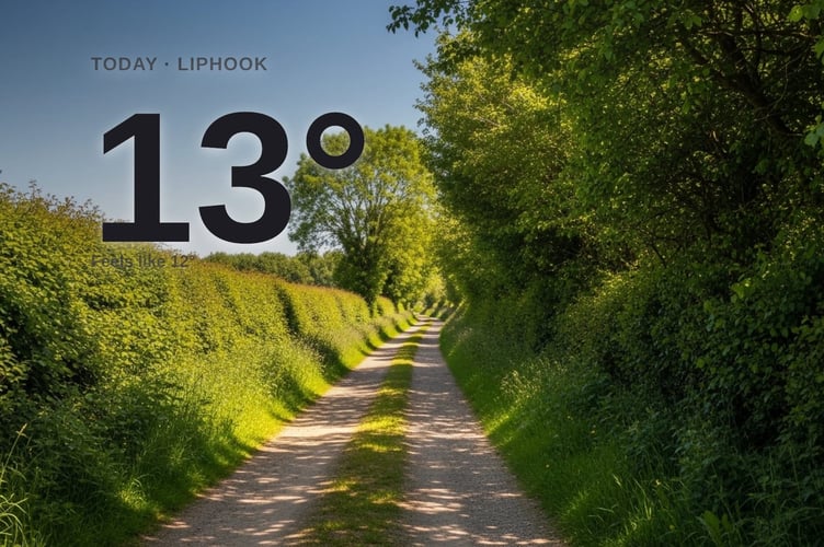 Liphook weather: sunny Saturday with little chance of rain and a high of 13°C